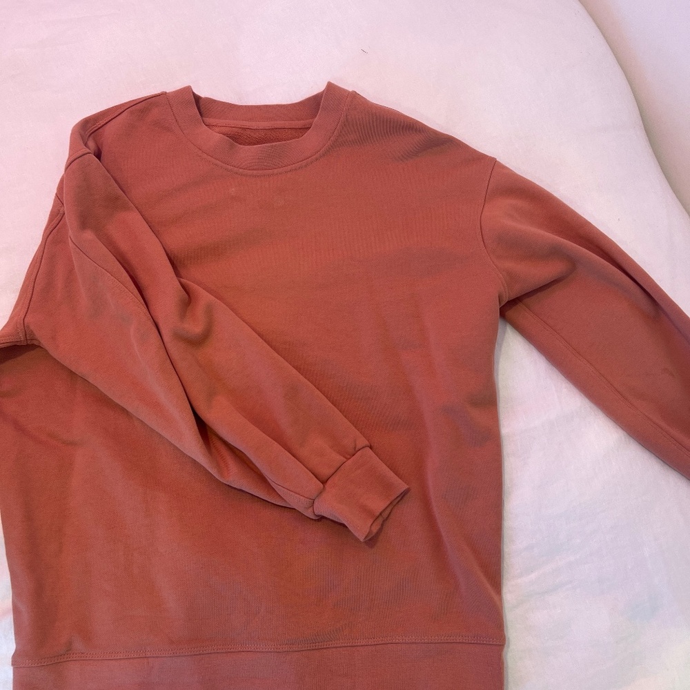 lululemon pink crewneck